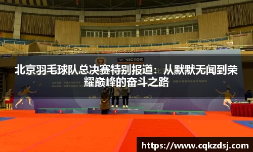 北京羽毛球队总决赛特别报道：从默默无闻到荣耀巅峰的奋斗之路